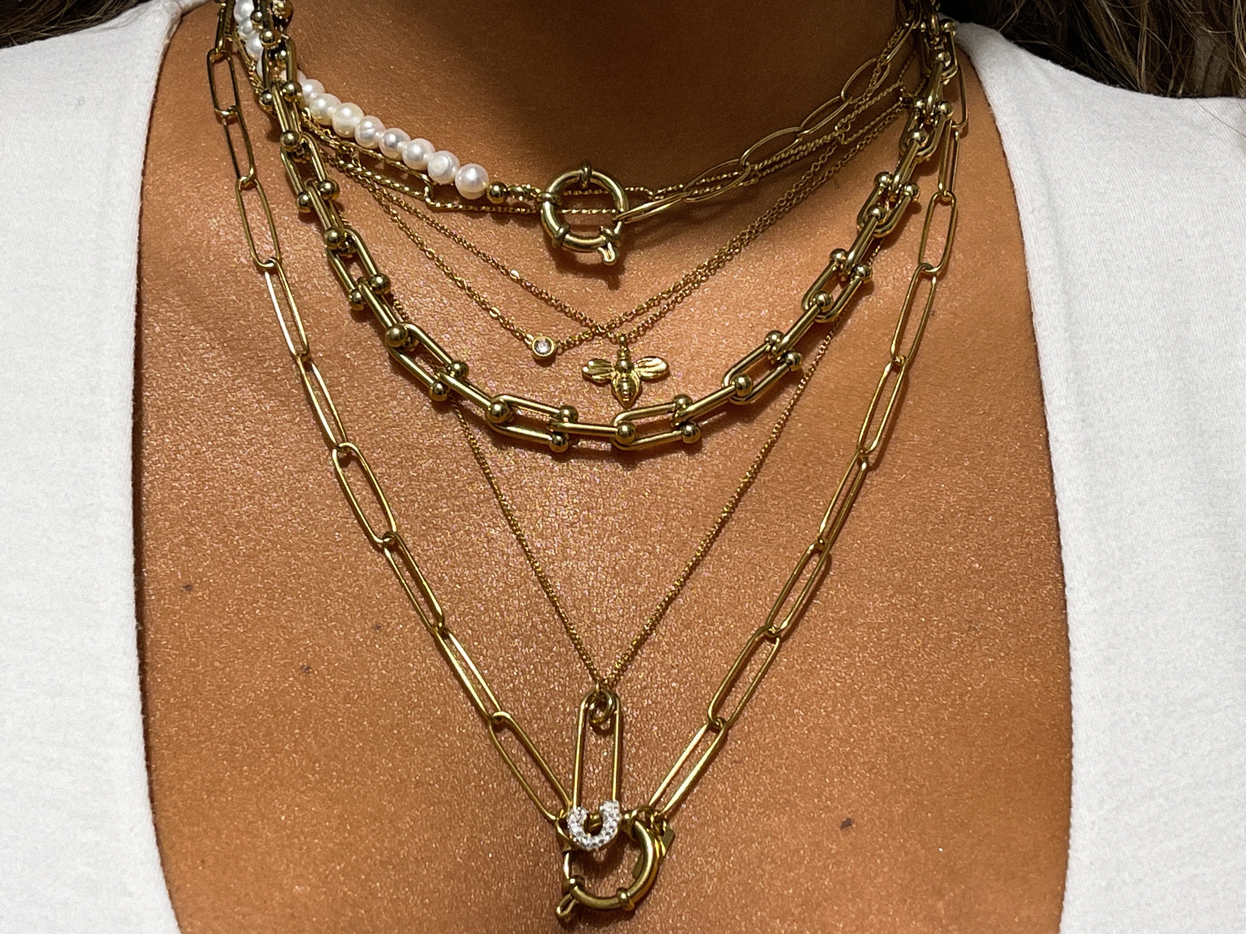 Accumulation de colliers Pamela KMT