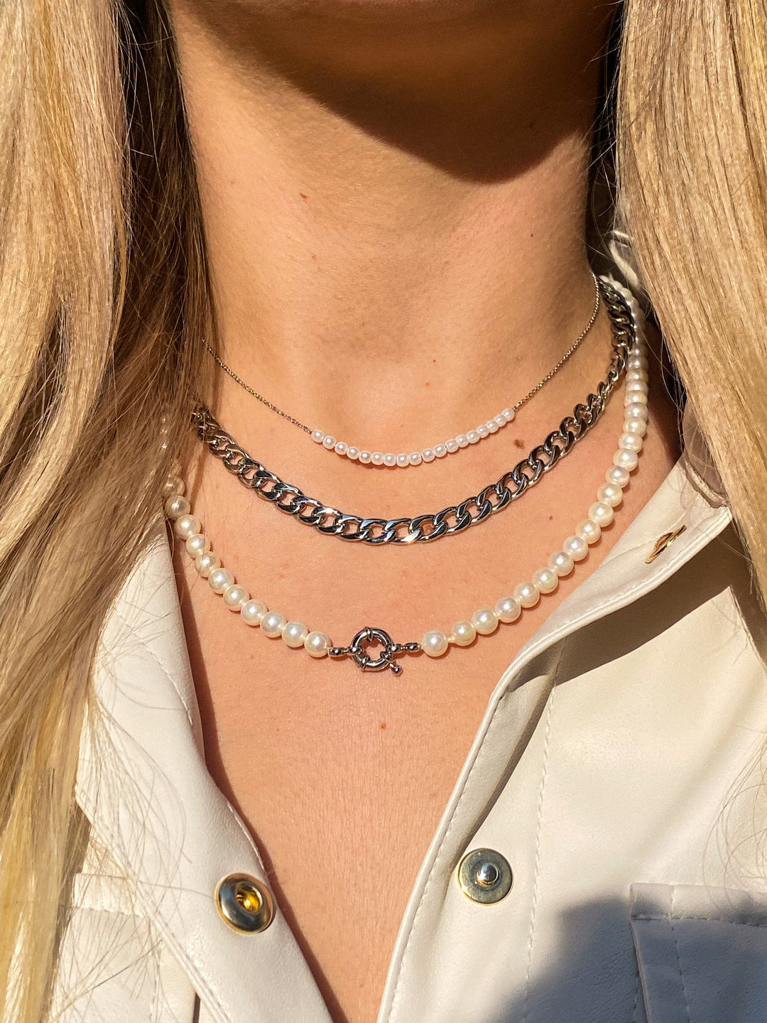 Collier Princess porté